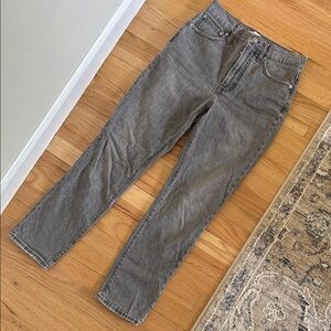 Madewell Perfect Vintage Gray Jeans